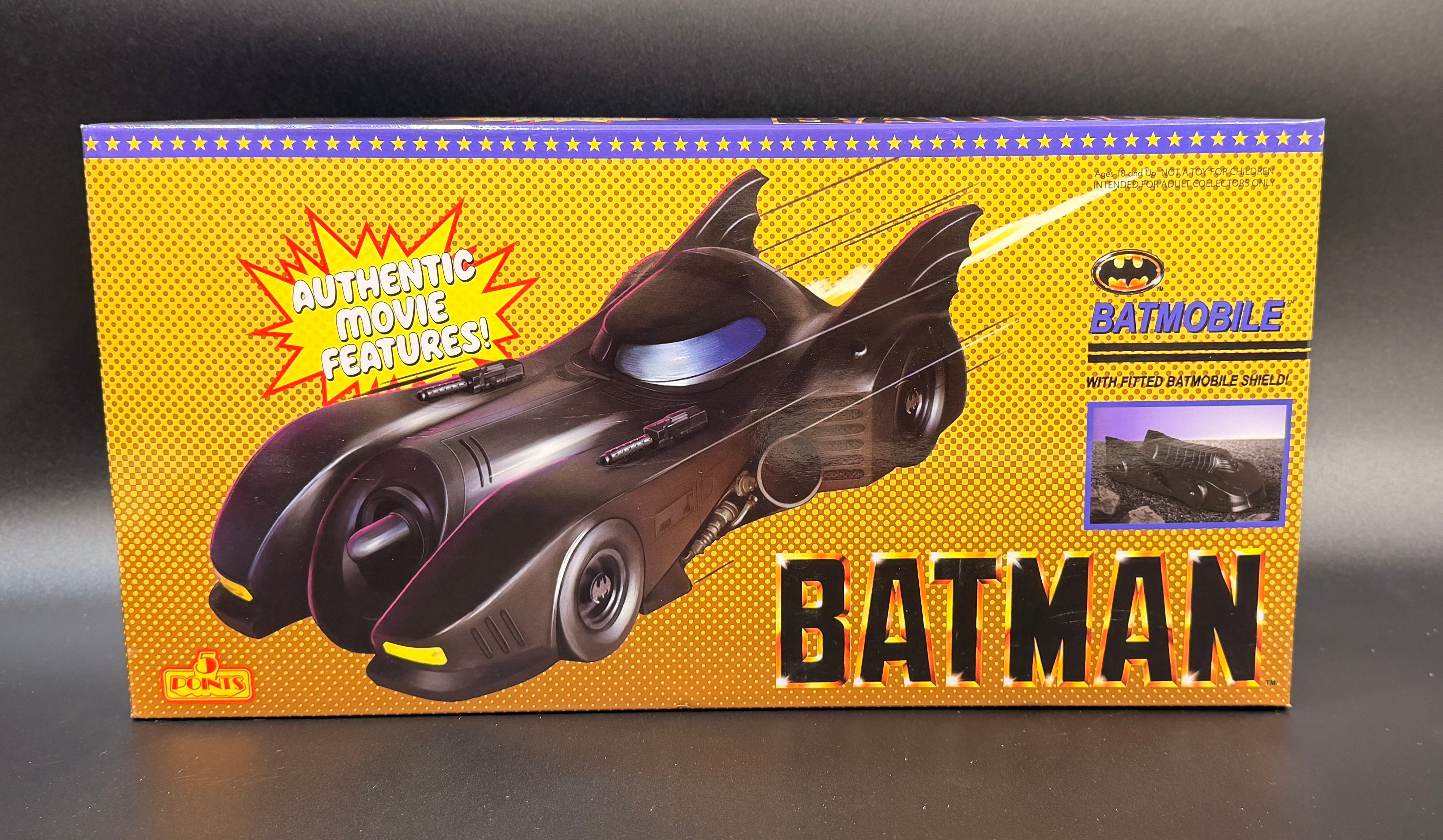 Batmobile Mezco 5 Points Batman 1989 Vehicle 2025