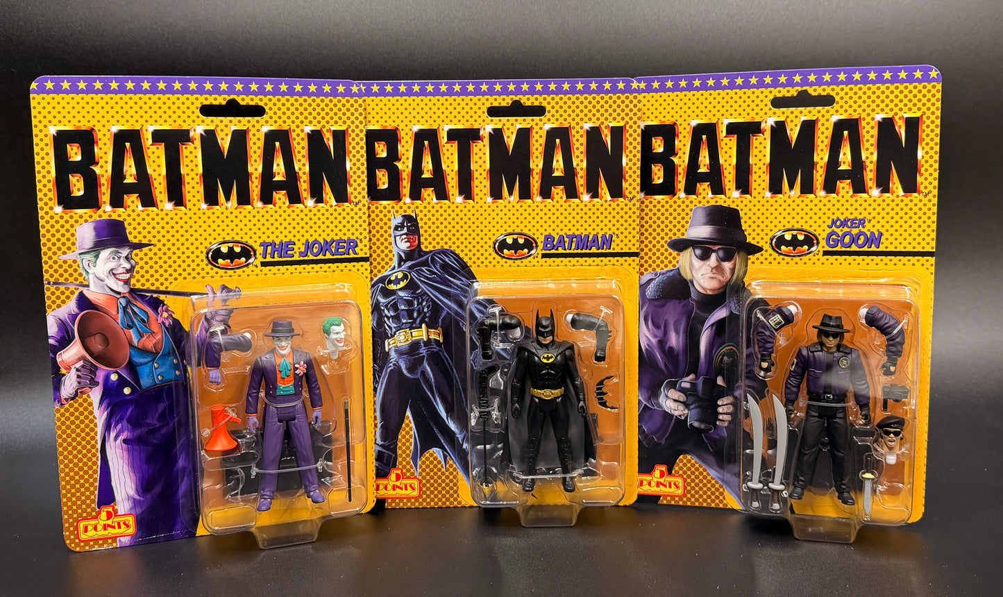 Batman 1989 3 Figure Set Mezco 5 Points Batman 1989 (2025)