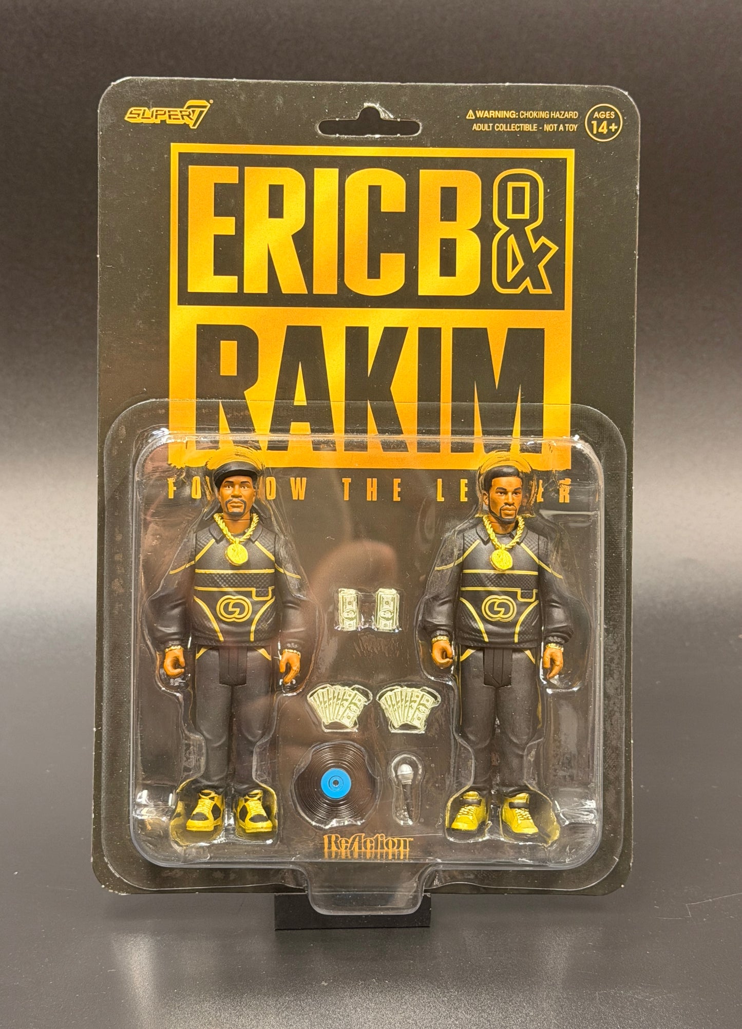 Eric B & Rakim "Follow the Leader"  Reaction Super7 Figure Set