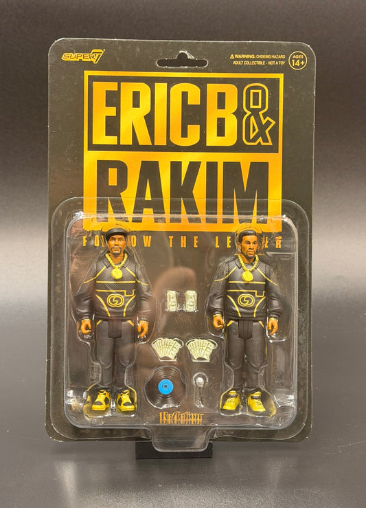 Eric B & Rakim "Follow the Leader"  Reaction Super7 Figure Set