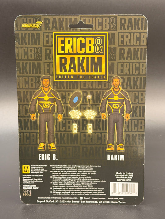 Eric B & Rakim "Follow the Leader"  Reaction Super7 Figure Set