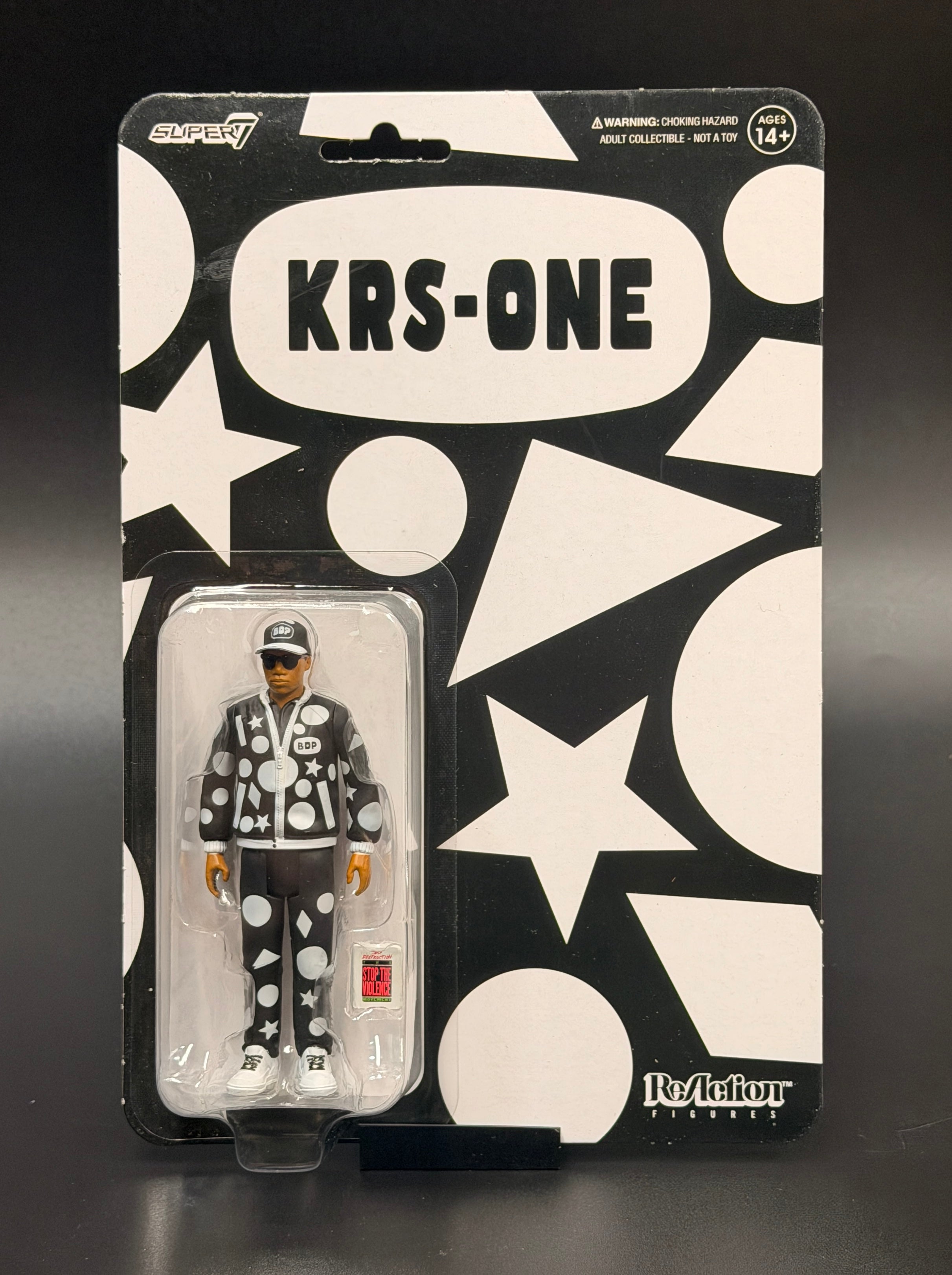 Krs-One Reaction Super7 Figure