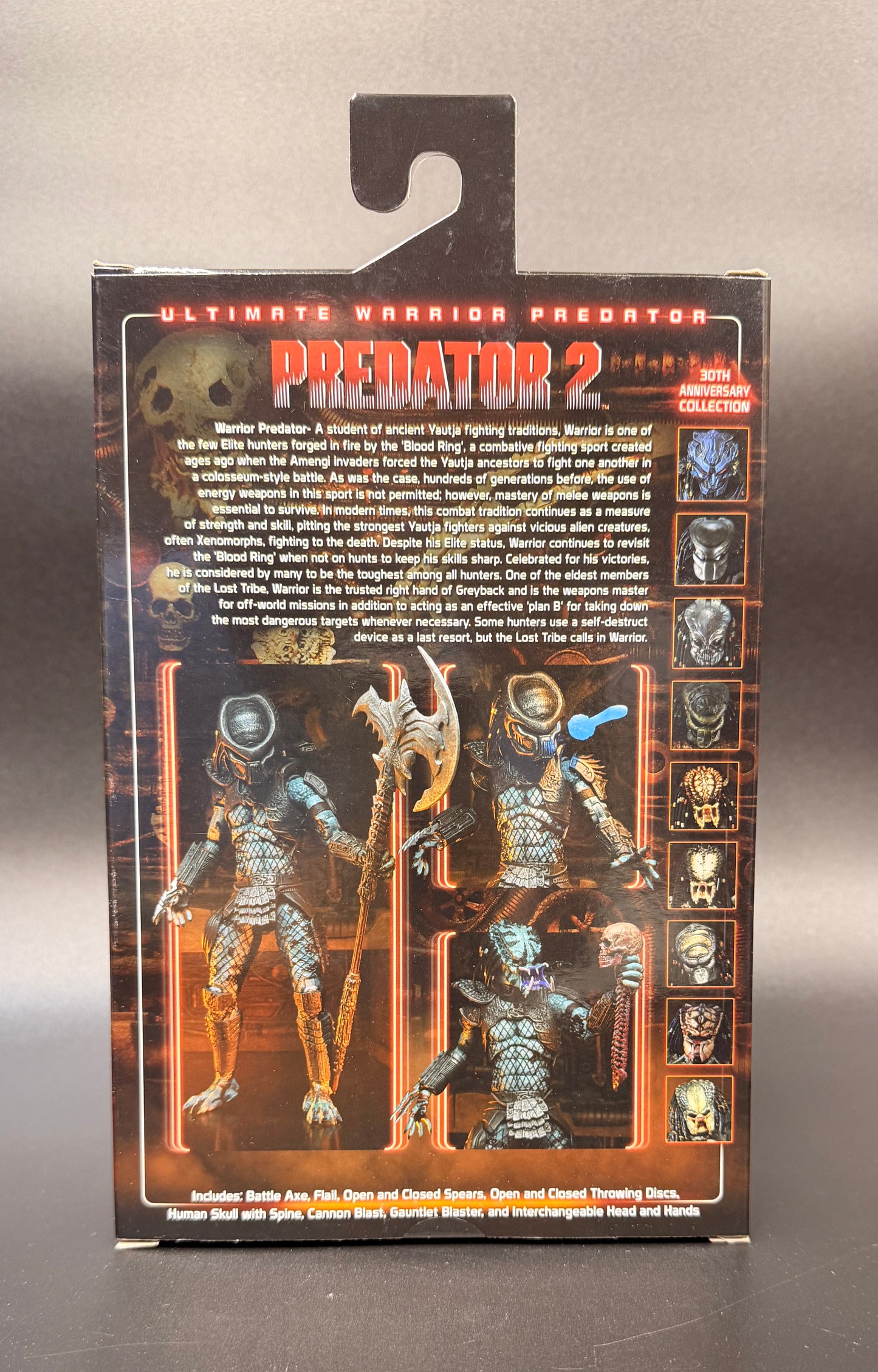 Ultimate Warrior Predator 30th Anniversary Collection NECA Predator 2 Figure