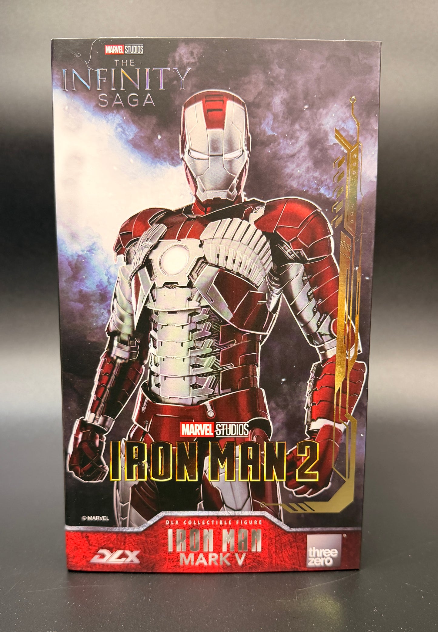 Iron Man Mark 5 1/12 Scale Iron man 2 The Infinity Saga DLX Threezero Action Figure