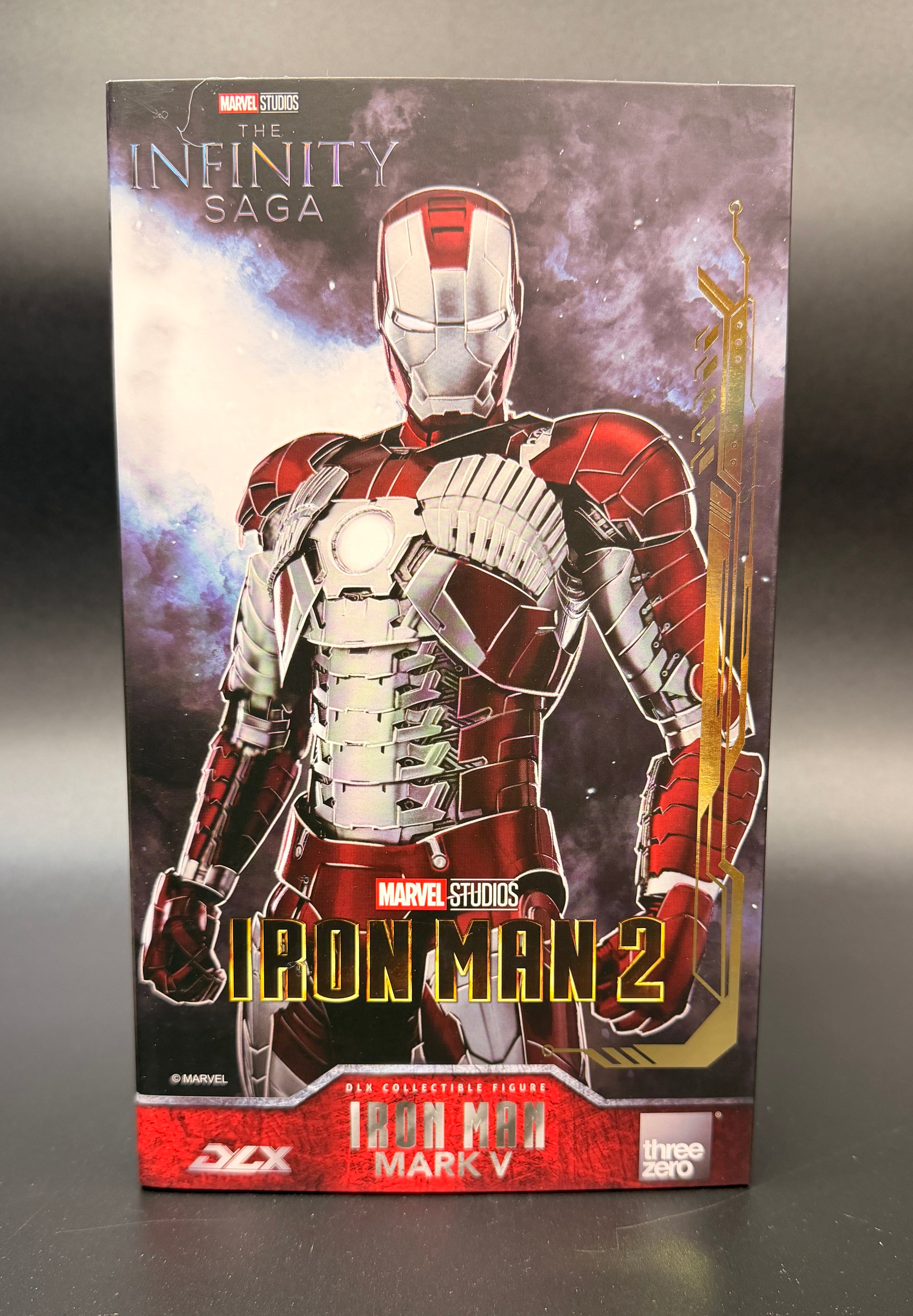Iron Man Mark 5 1/12 Scale Iron man 2 The Infinity Saga DLX Threezero Action Figure