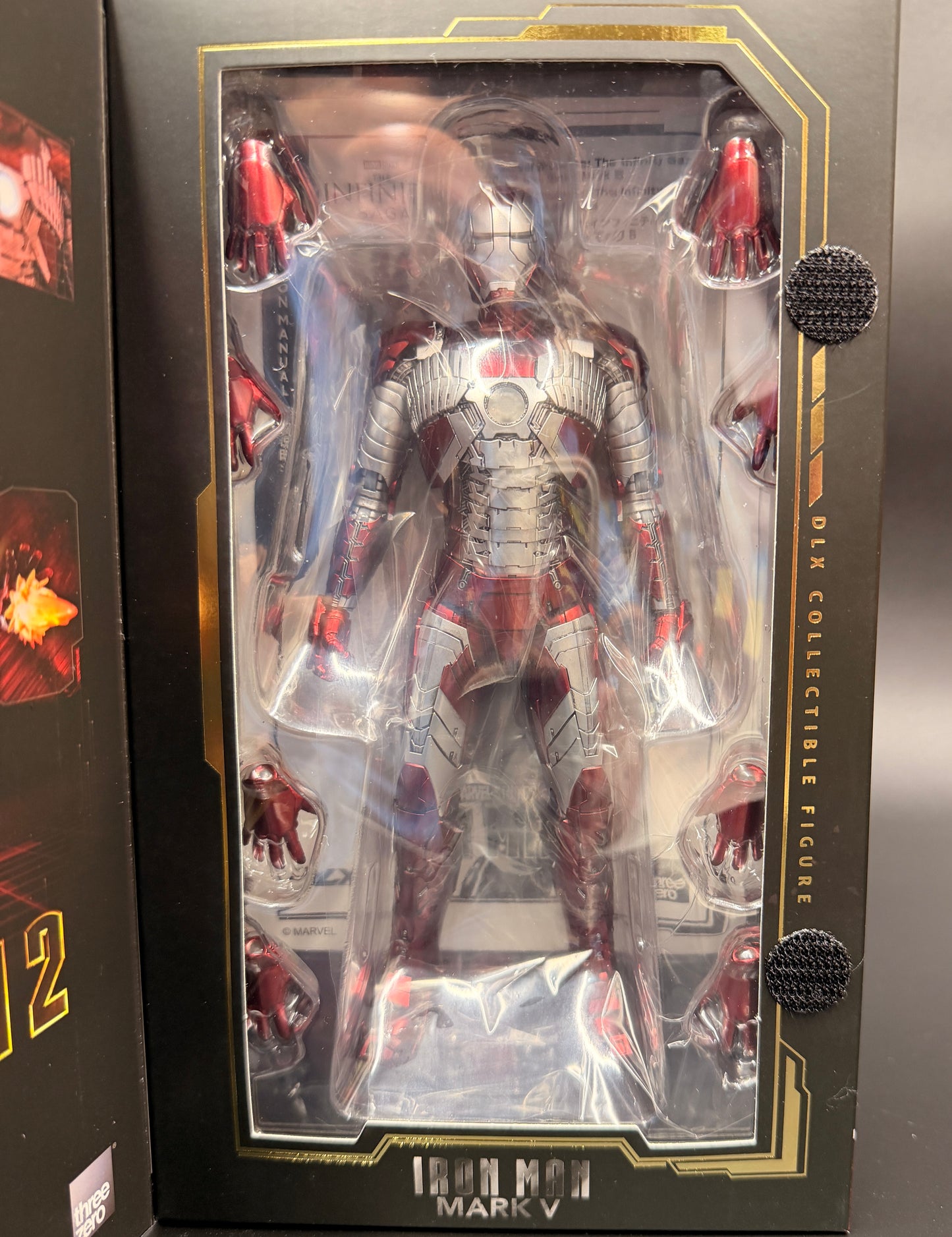 Iron Man Mark 5 1/12 Scale Iron man 2 The Infinity Saga DLX Threezero Action Figure