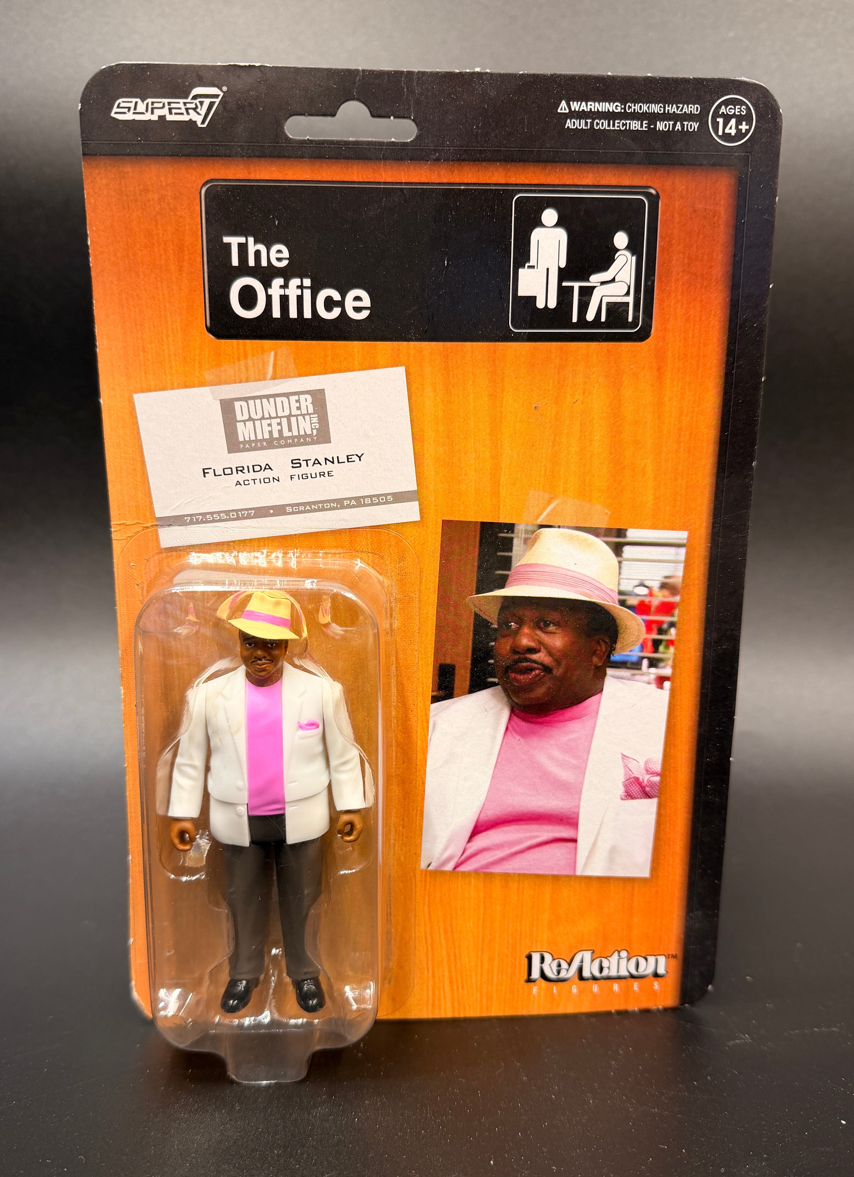 "Florida" Stanley Hudson The Office Reaction Super7 Figure