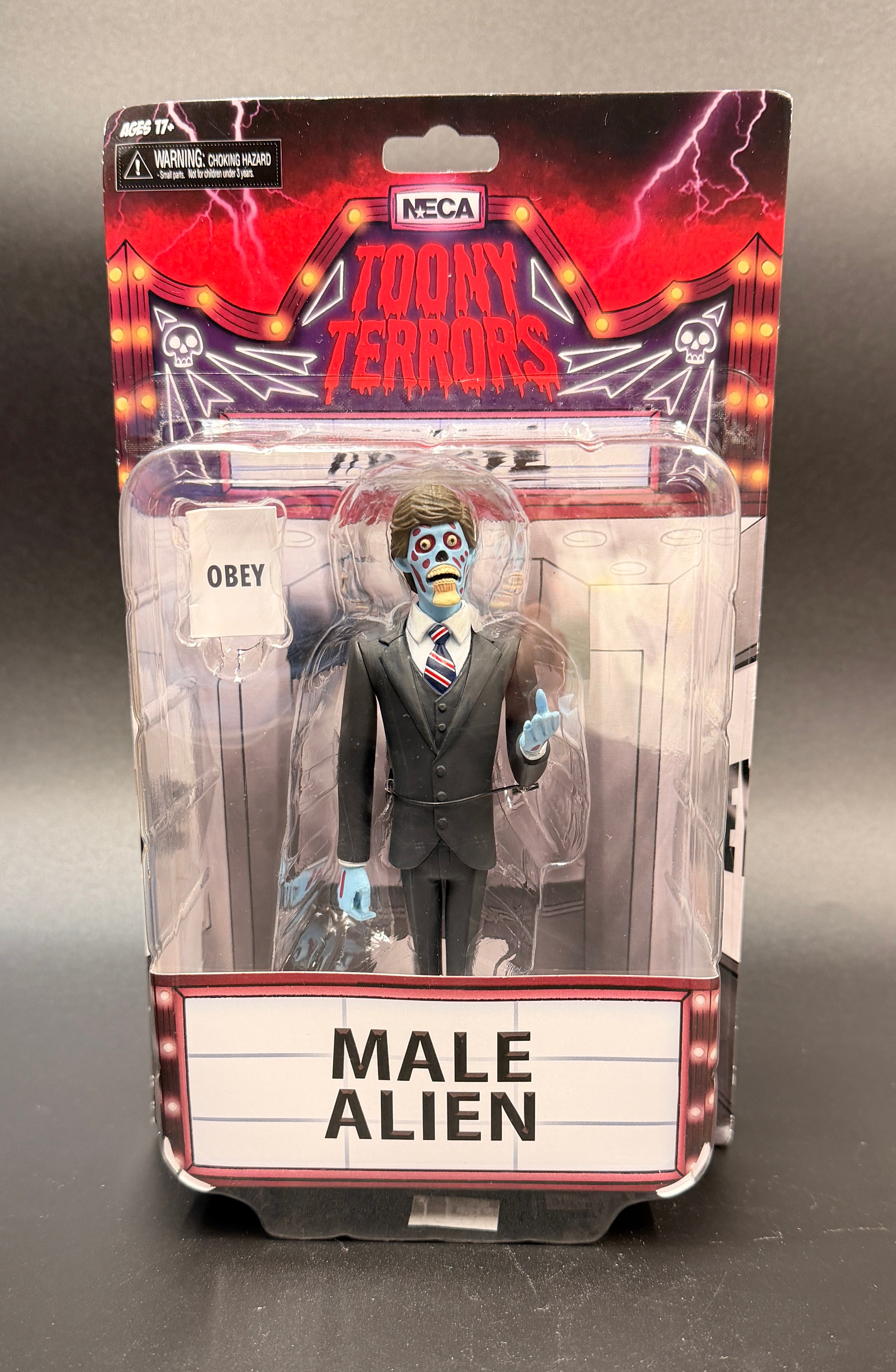They Live Male Alien 6-Inch Scale Toony Terrors Series 7 Action Figure