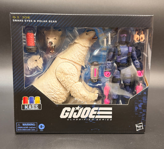 Snake Eyes and Polar Bear Hasbro GI JOE Classified #161 Series Figure