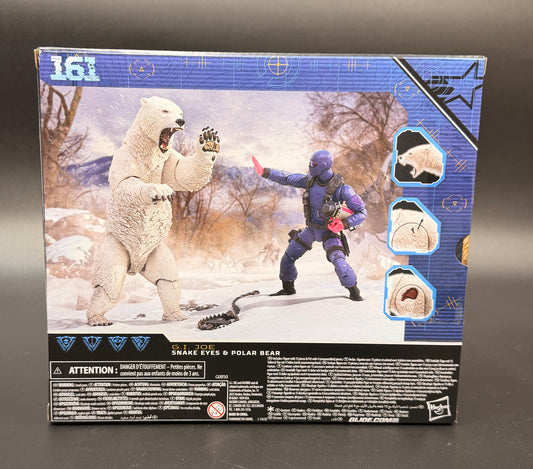 Snake Eyes and Polar Bear Hasbro GI JOE Classified #161 Series Figure