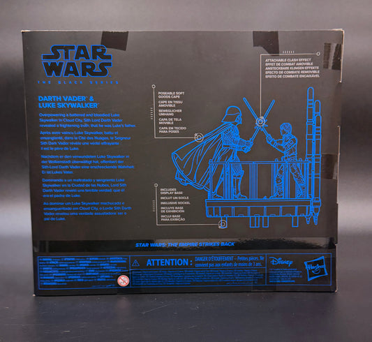 Darth Vader & Luke Skywalker (The Empire Strikes Back) Star Wars: The Black Series Action Figure Two-Pack
