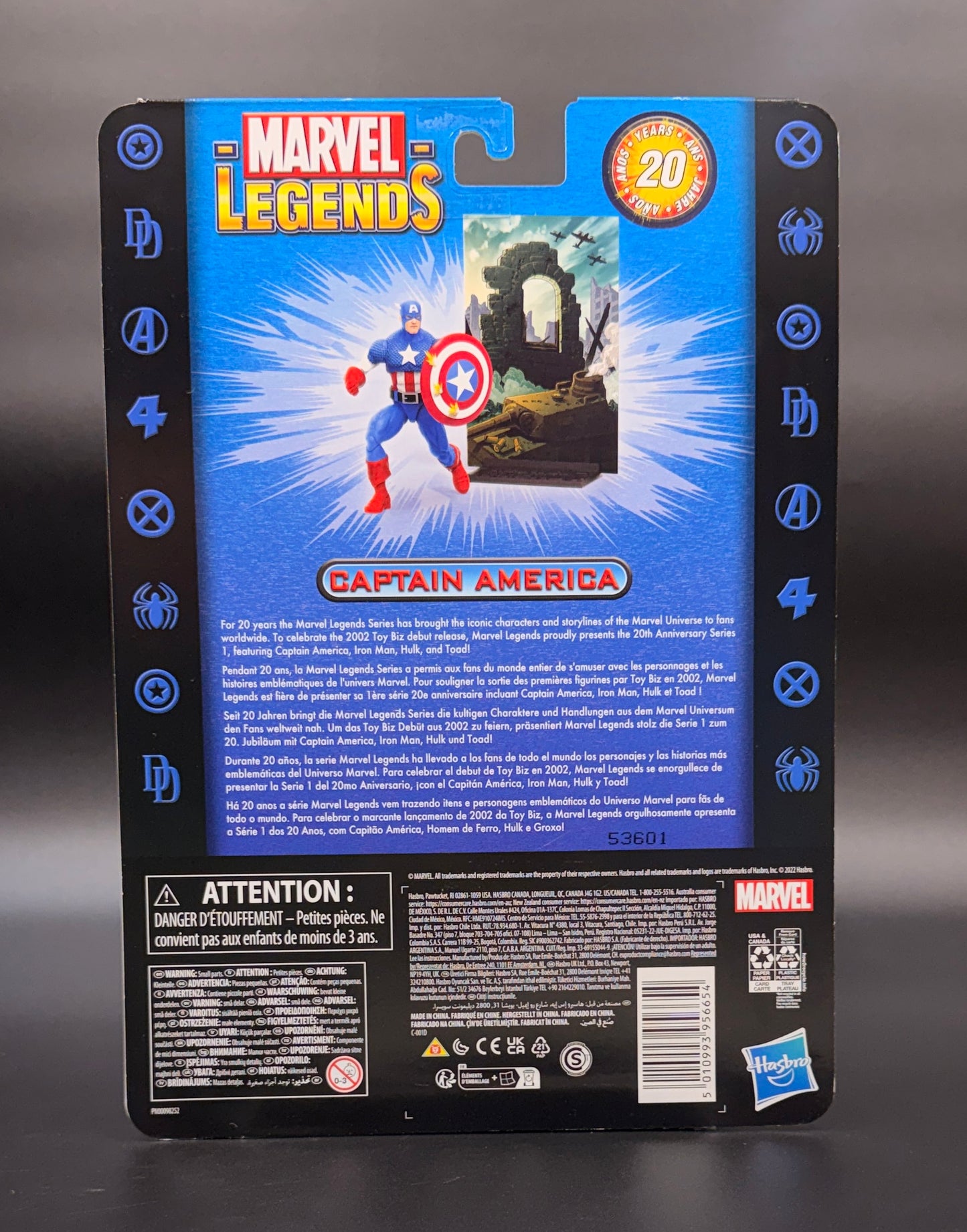 Captain America Marvel Legends 20th Anniversary Series 1 Retro