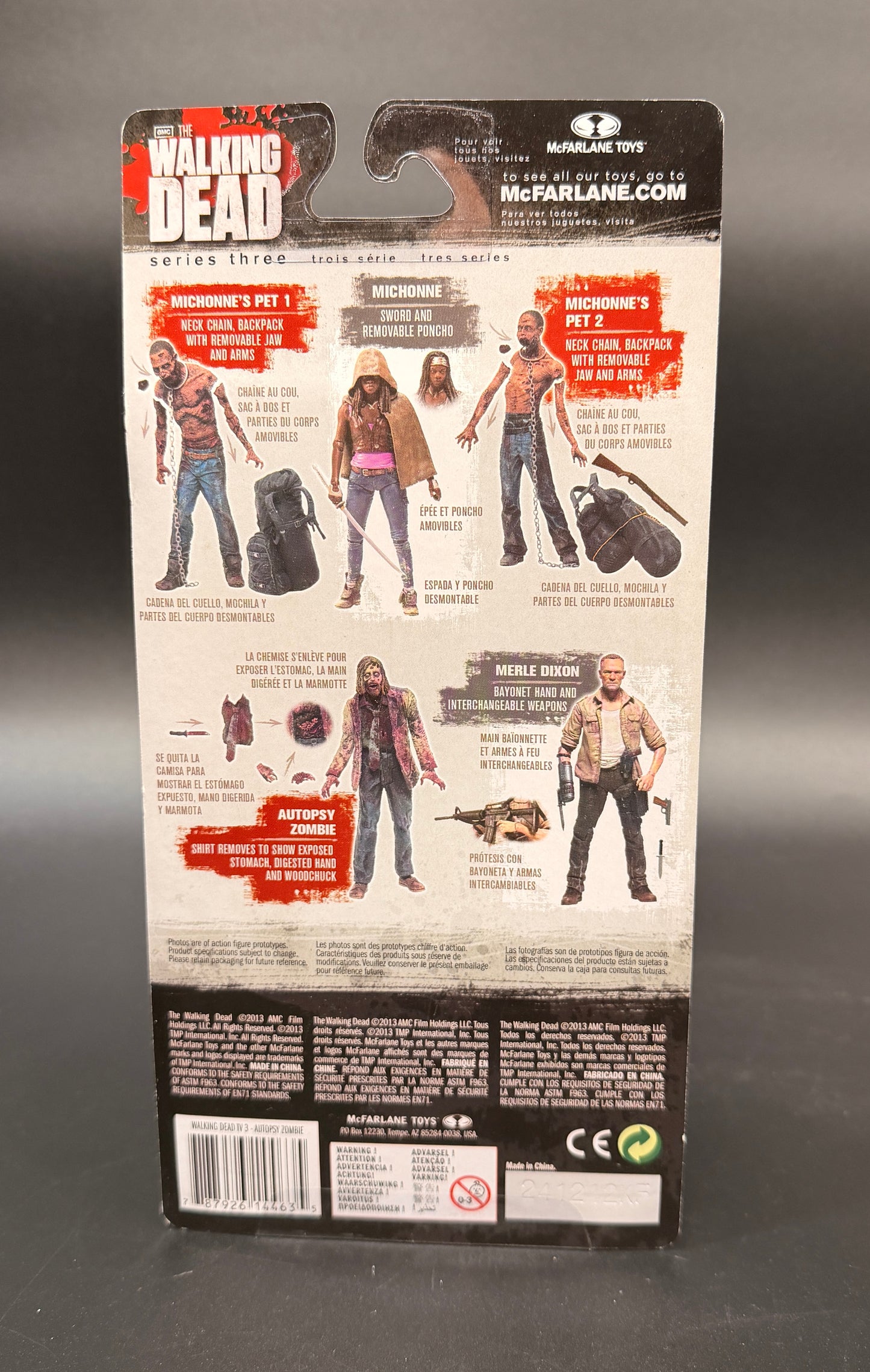 Autopsy Zombie McFarlane AMC Walking Dead Series 3 Figure 2013