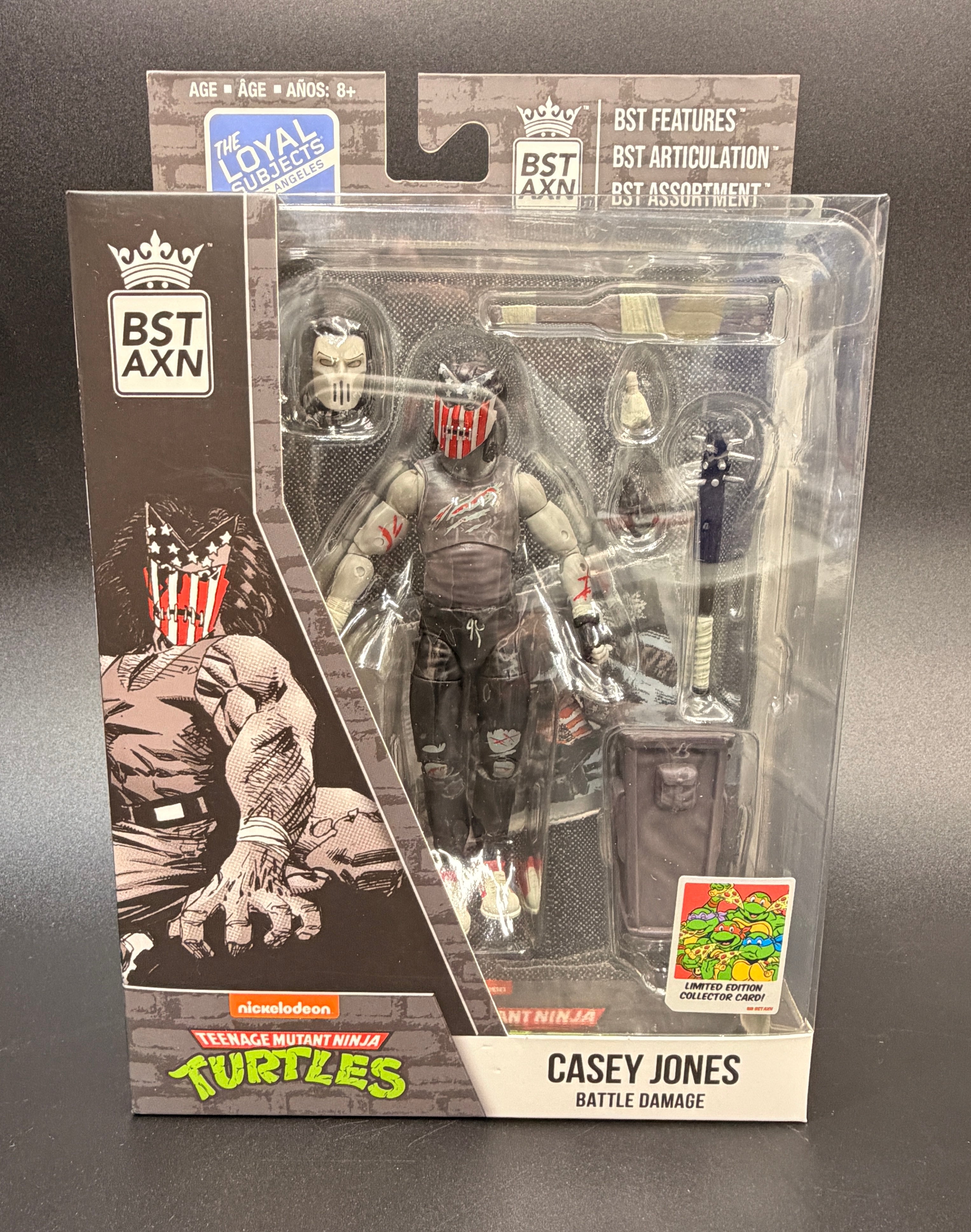 Casey Jones (battle damaged variant) Loyal Subjects Teenage Mutant Ninja Turtles Figure 2022