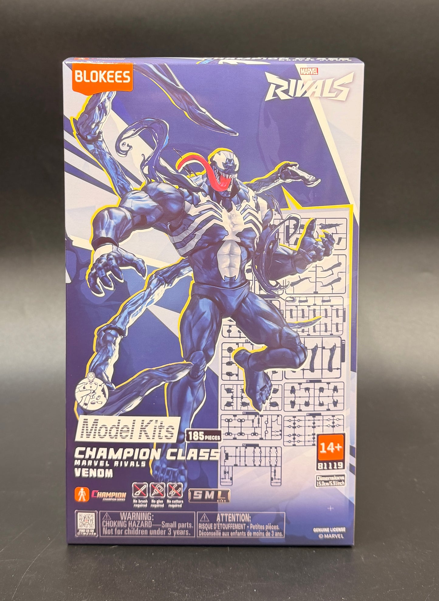 Venom Marvel Rivals Champion Class 07 Model Kits Blokees