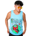 Spider-Man 90's Circle Marvel Comics Adult Tank Top