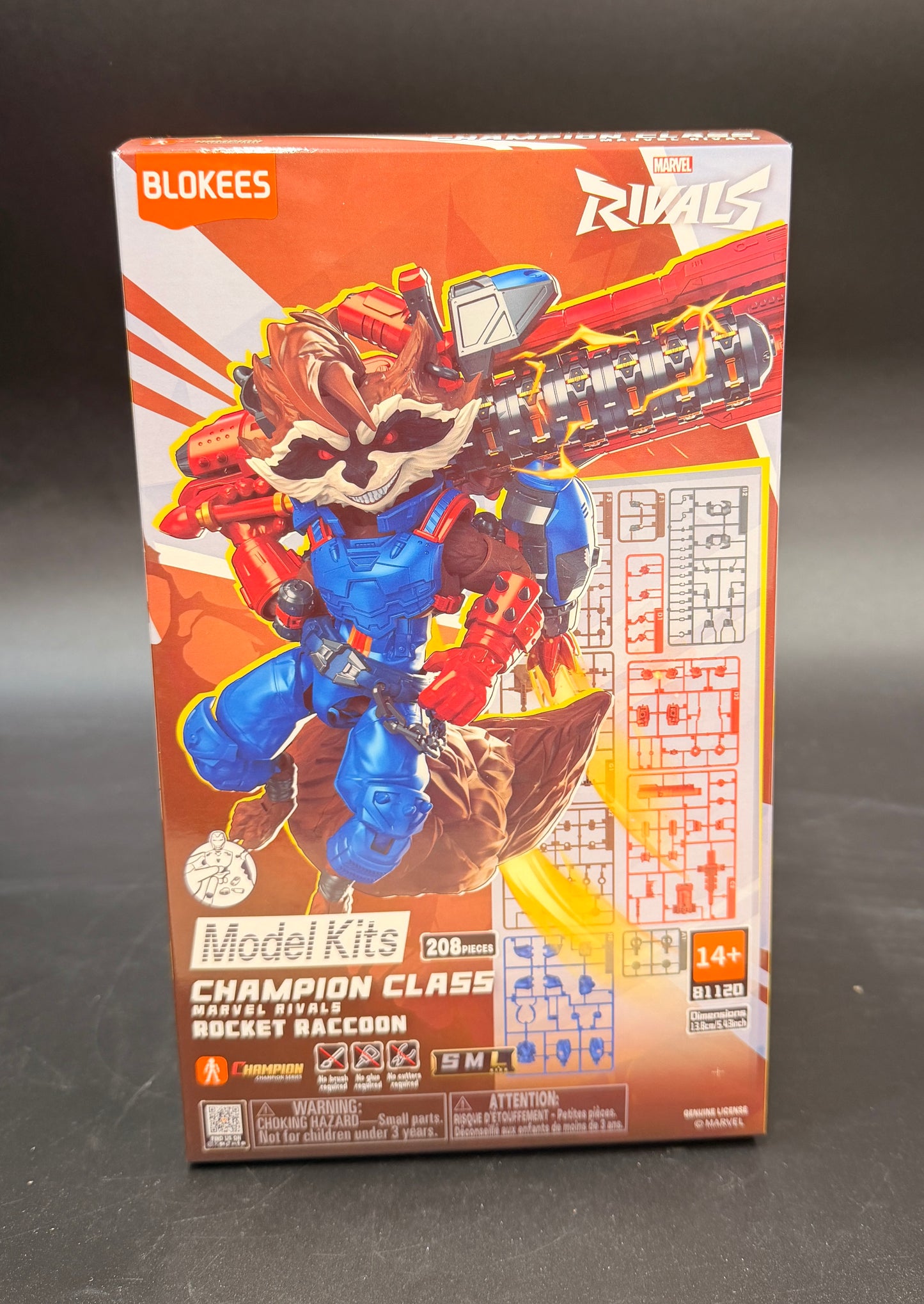 Rocket Raccoon Marvel Rivals Marvel Rivals Champion Class CC09 Blokees