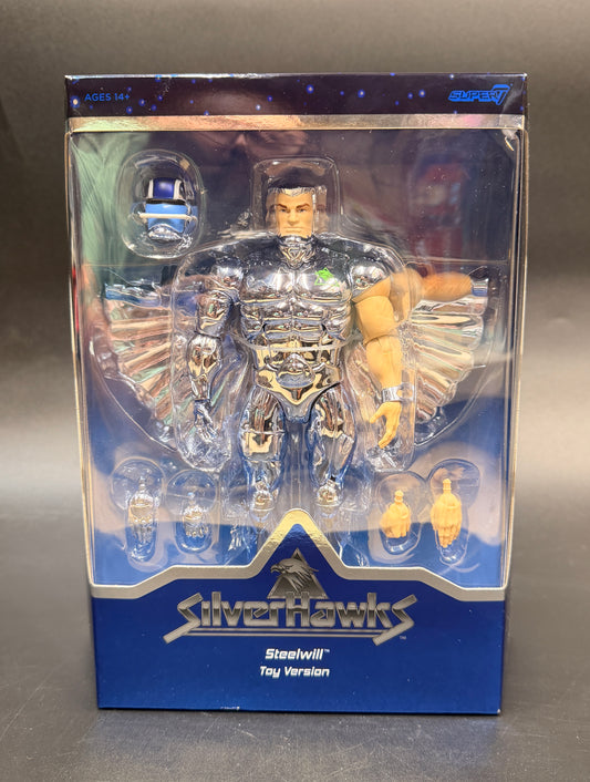 Steelwill SilverHawks (VAC Metal Toy Version) Super7 Ultimates 7 in. Action Figure