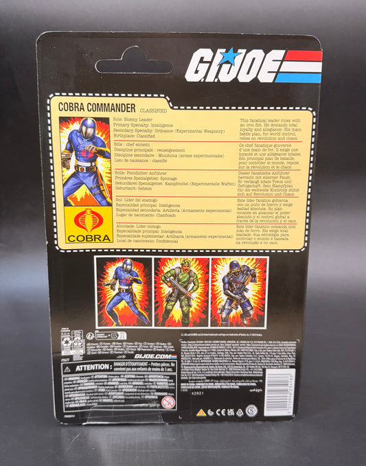 Cobra Commander GI JOE Classified Retro Card Series Figure
