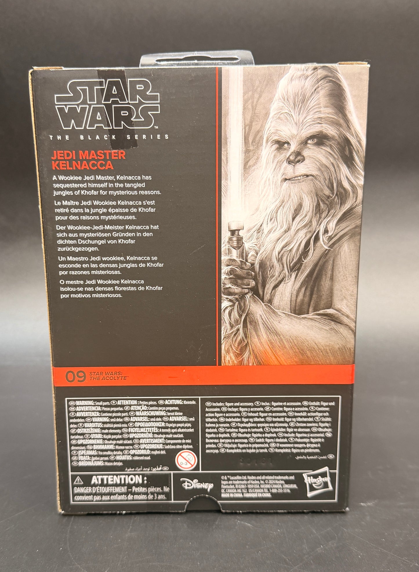 "Jedi Master Kelnacca" Star Wars: The Acolyte Black Series 6 in. Figure Hasbro
