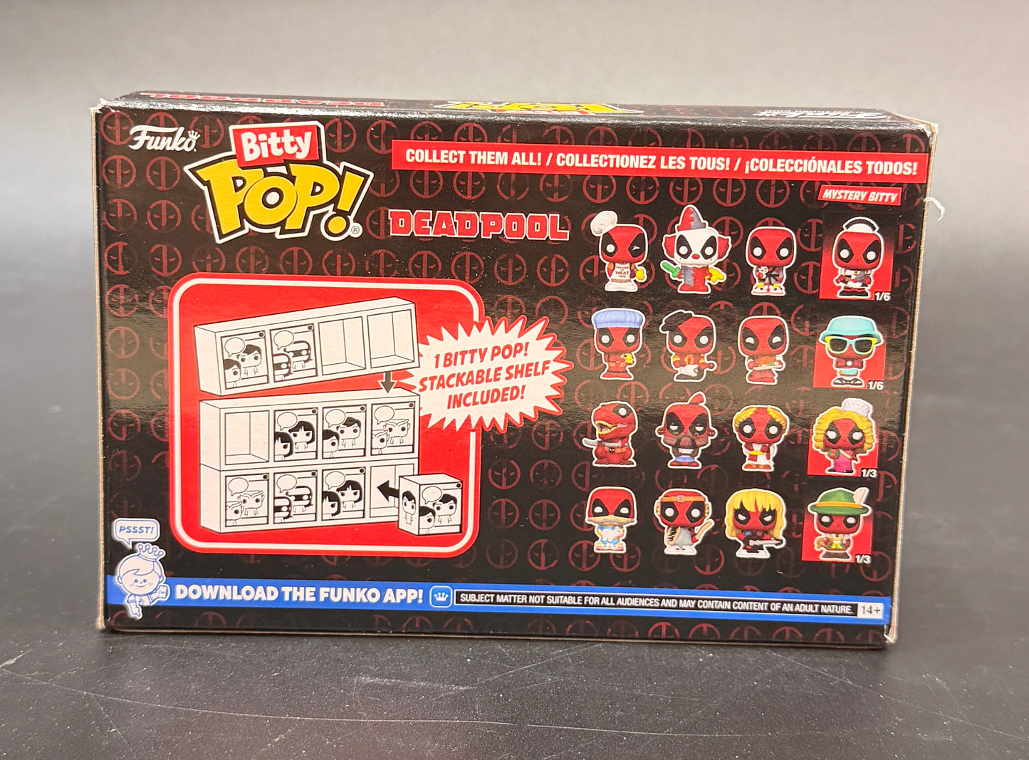 Deadpool Bitty Pop! 4-pk Set Series 3 Figures Funko