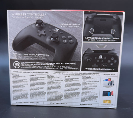 Midnight Wireless Nintendo Switch Controller