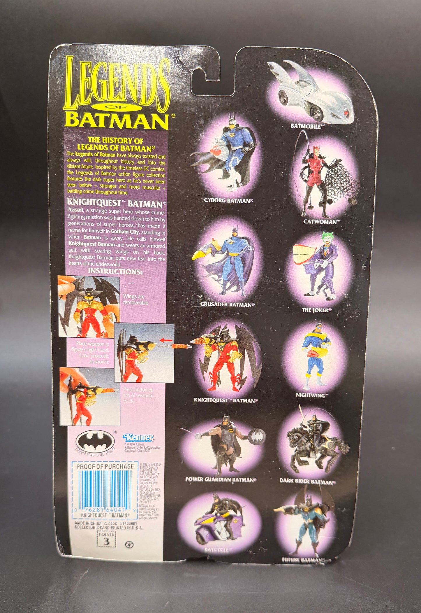 Knightquest Batman Kenner Legends Of Batman Figure 1994