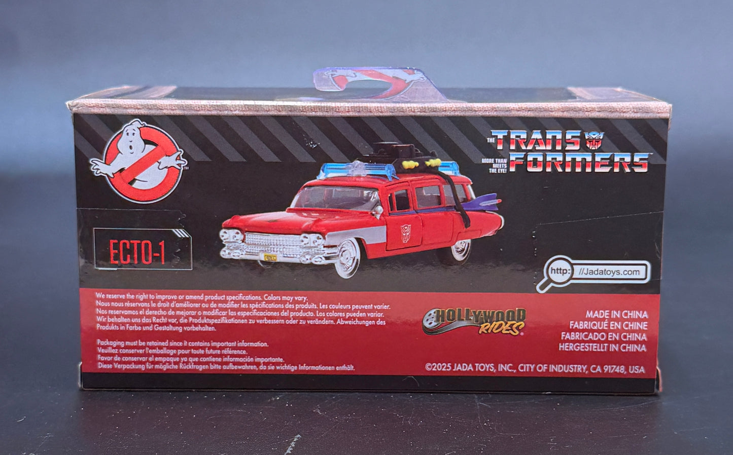 Transformers x Ghostbusters Ecto-1 G1 Mashup 1:32 Scale Jada Toys 2025
