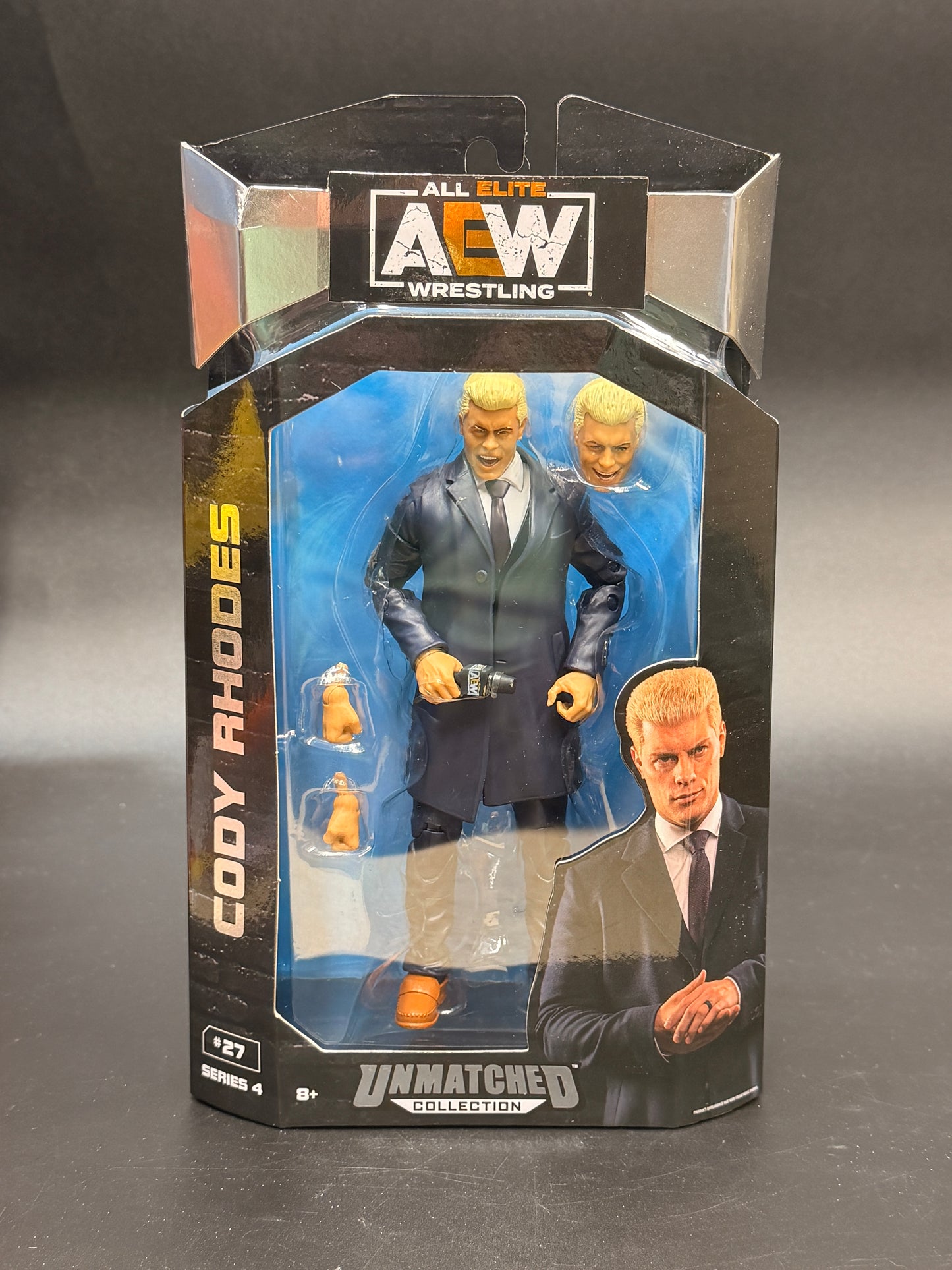 "Cody Rhodes" (#27) AEW: Unmatched Collection Series 4 Wrestling Action Figure Jazwares LLC 2022
