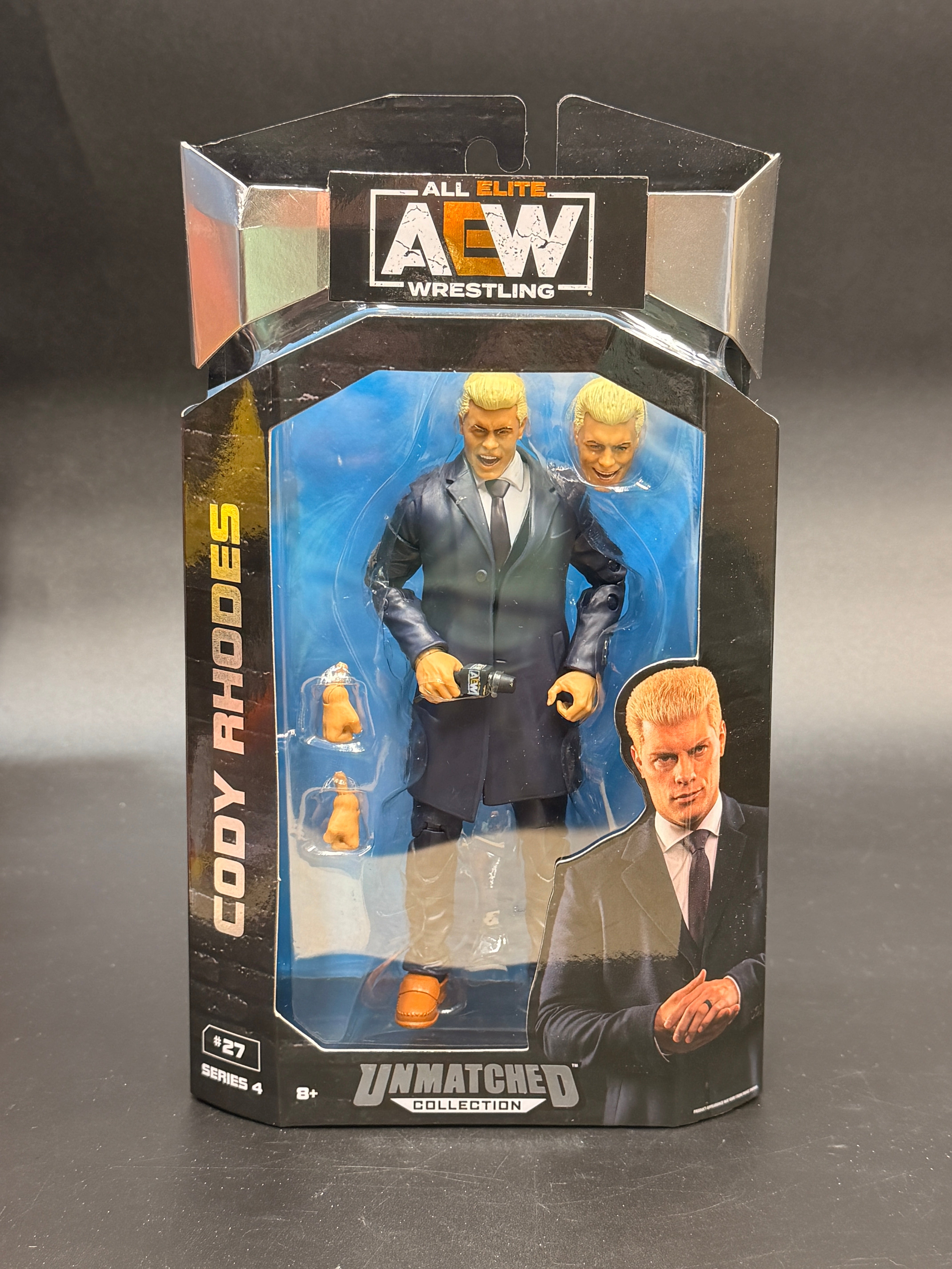"Cody Rhodes" (#27) AEW: Unmatched Collection Series 4 Wrestling Action Figure Jazwares LLC 2022