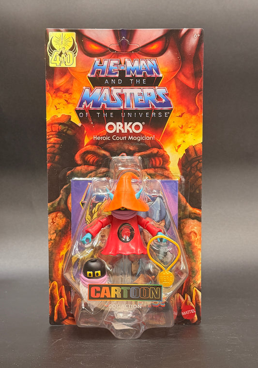 Orko He-Man and the Masters of the universe 40th Anniversary Cartoon Collection Mattel Figure 2024 Unpunched Card