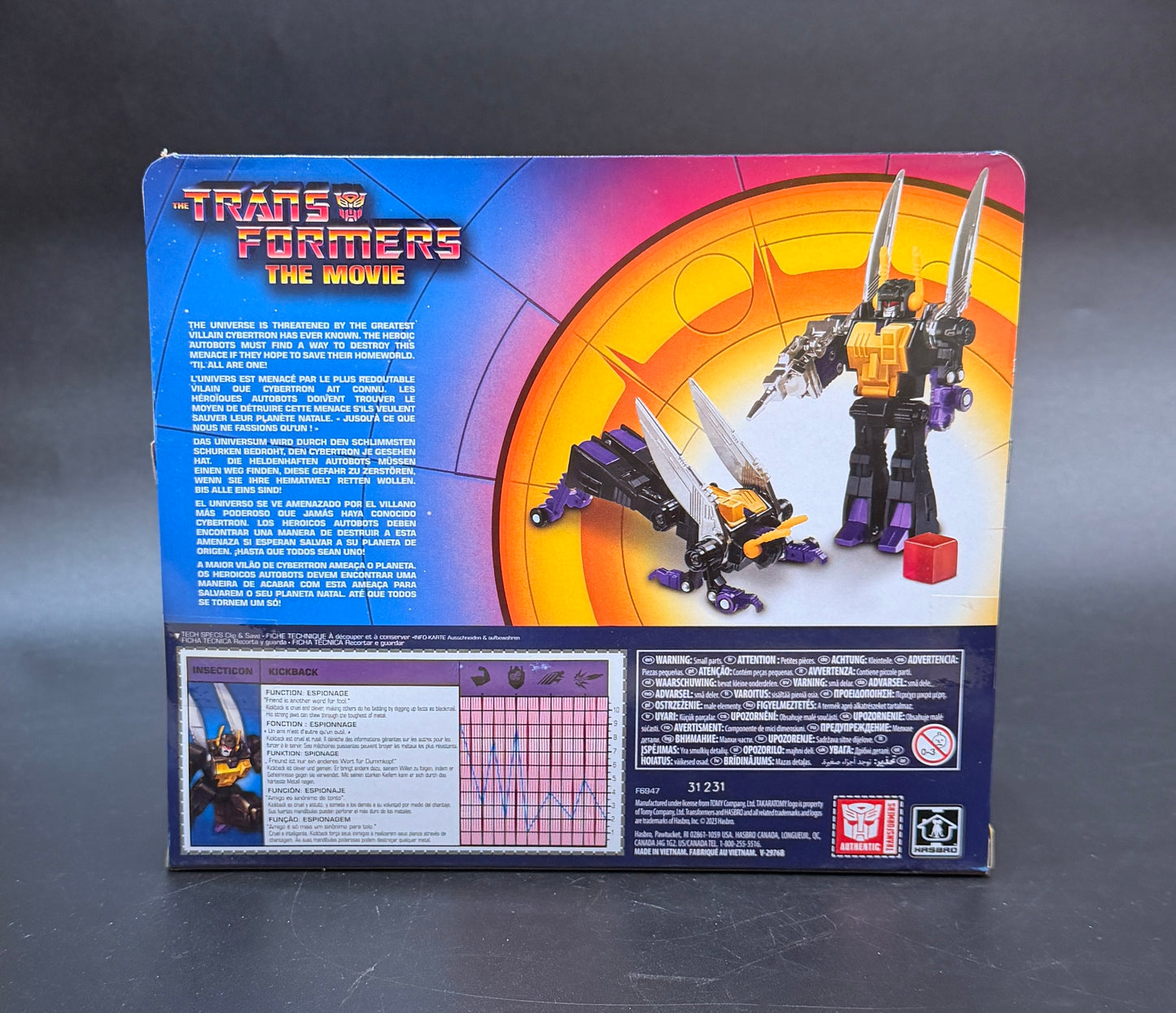 Kickback Transformers the Movie Figure