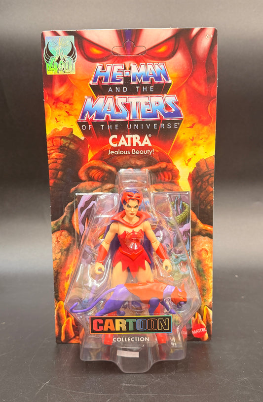 Catra He-Man and the Masters of the universe 40th Anniversary Cartoon Collection Mattel Figure 2024 Unpunched Card