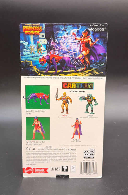 Catra He-Man and the Masters of the universe 40th Anniversary Cartoon Collection Mattel Figure 2024 Unpunched Card