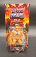 Faker He-Man and the Masters of the universe 40th Anniversary Cartoon Collection Mattel Figure 2024 Unpunched Card