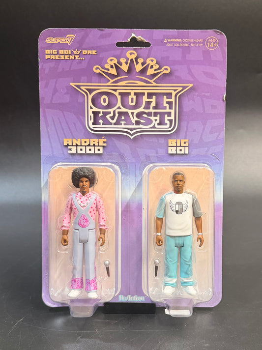 Outkast (Big Boi & Dre Present) Action Figure 2 Pack ReAction Super7