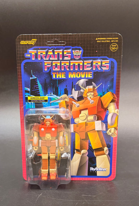 Wreck-Gar Transformers: The Movie Reaction Super7 Action figure