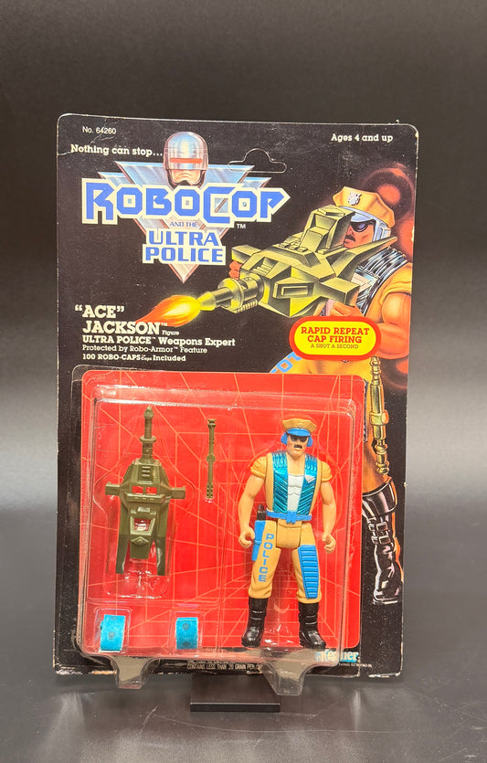"Ace Jackson" (Weapons Expert) RoboCop & the Ultra Police Kenner Action Figure 1988
