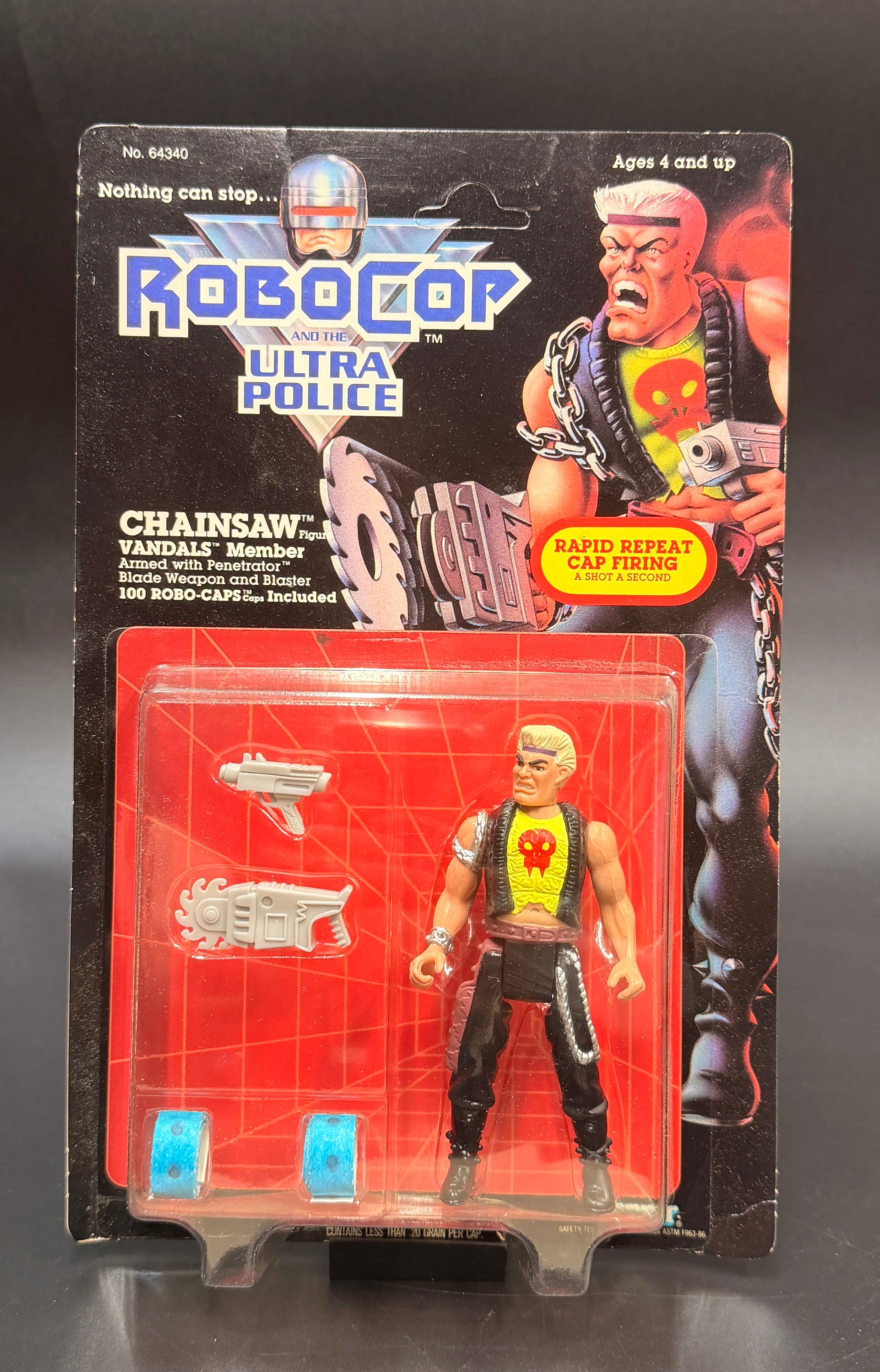 "Chainsaw" (Vandals Member) RoboCop & the Ultra Police Kenner Action Figure 1988