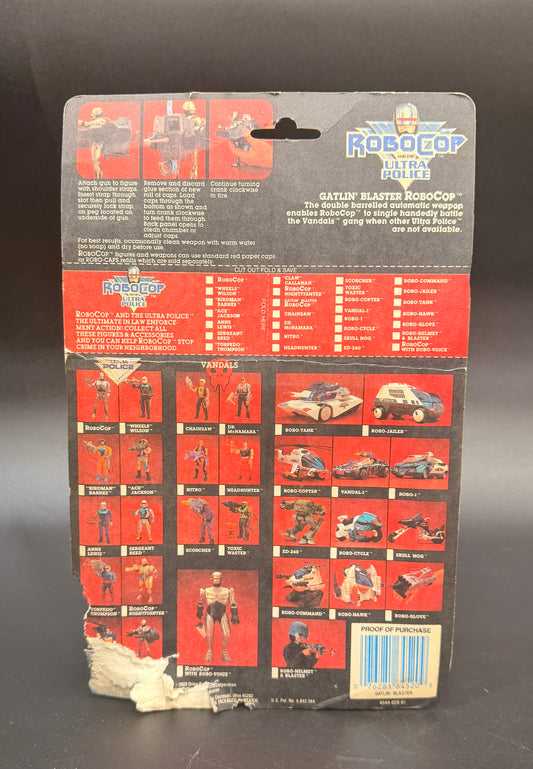 "RoboCop" (Gatlin' Blaster) RoboCop & the Ultra Police Kenner Action Figure 1988