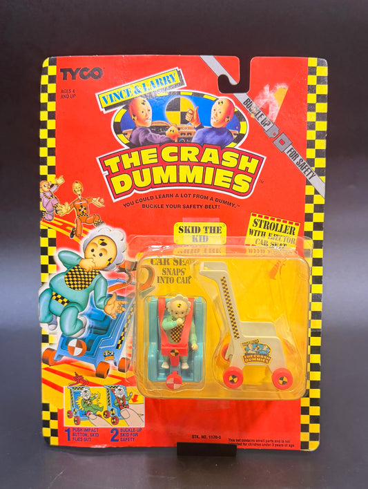 "Skid The Kid" The Crash Dummies Action Figure TYCO 1991 (Opened)