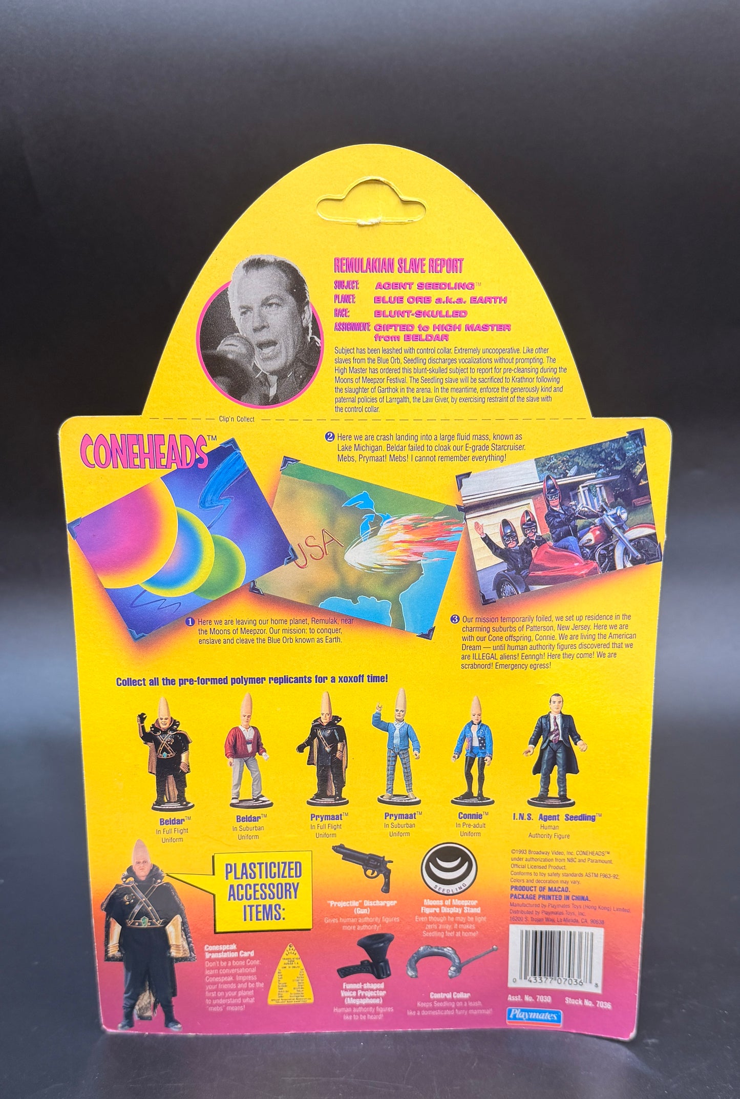 "Agent Seedling" Coneheads Action Figure Playmates 1993