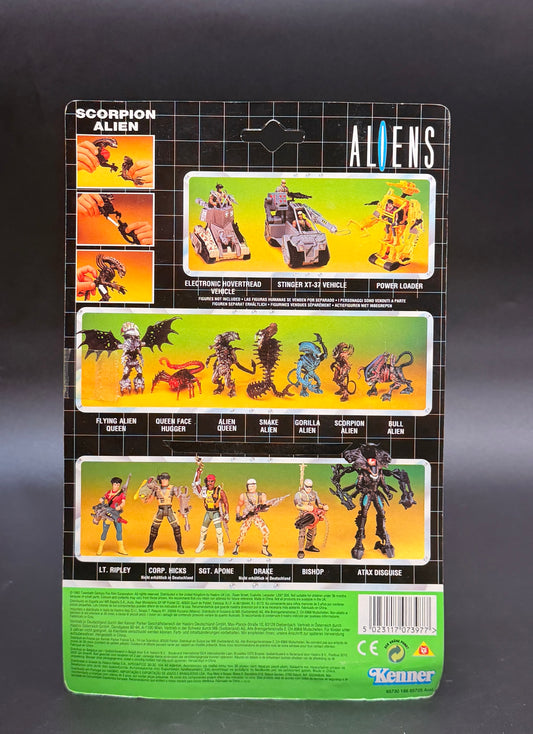 "Scorpion Alien" (with Free 3D Space Base) (Rare) ALIENS Kenner 1992
