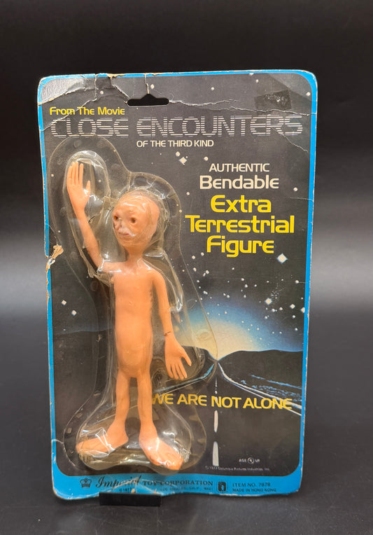 "Extra Terrestrial" (Bendable Alien) Close Encounters of the Third Kind Imperial Toys 1977