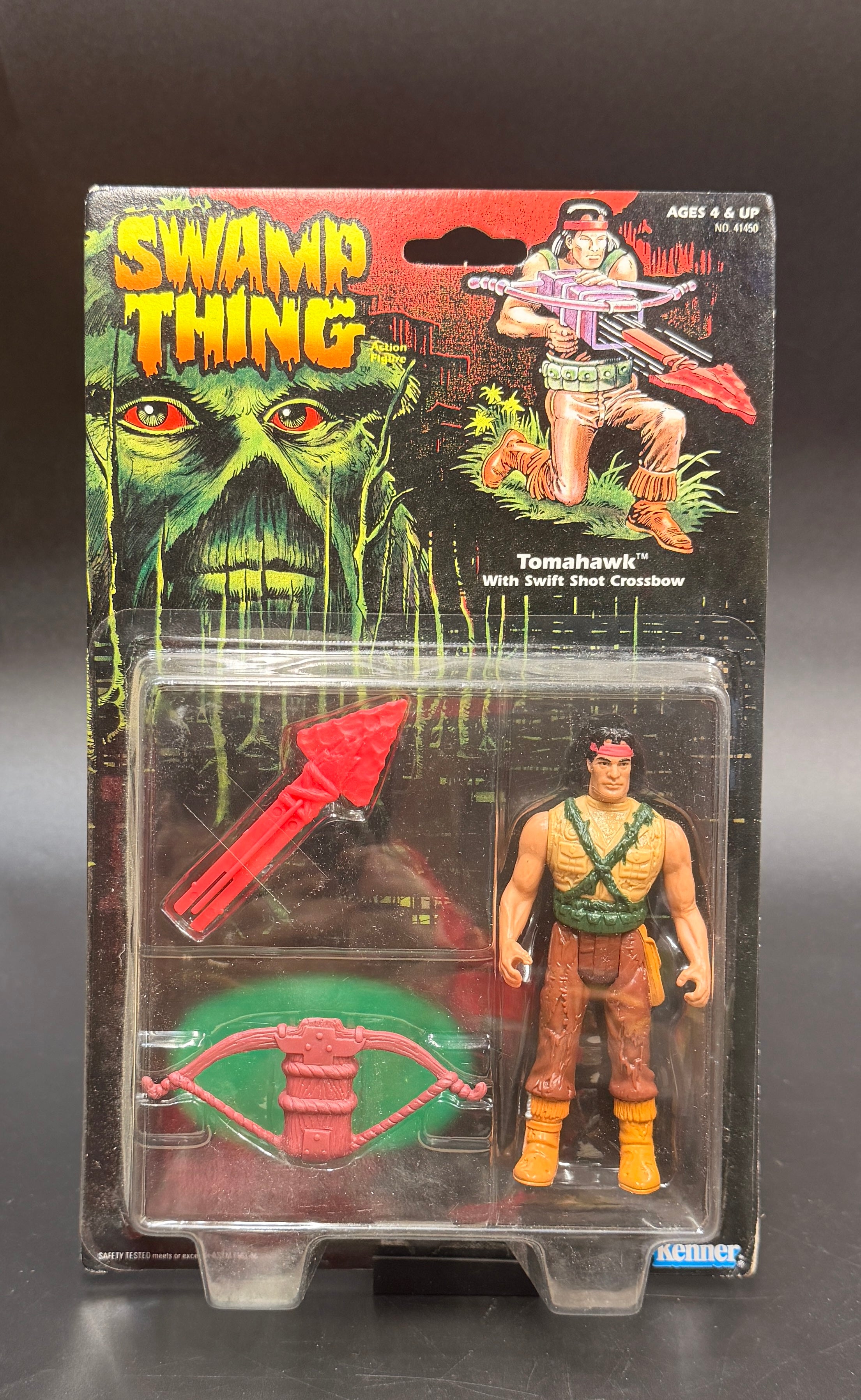 "Tomahawk" (Swift Shot Crossbow) Swamp Thing Action Figure Kenner 1990