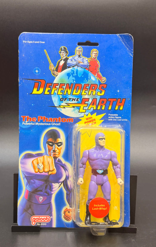 "The Phantom" (Lash Whip) Defenders of the Earth Action Figure Galoob 1985