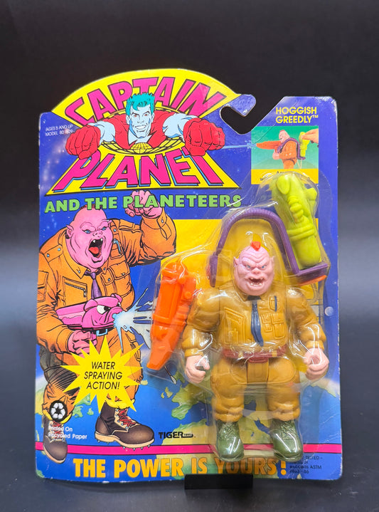 "Hoggish Greedly" (Water Spraying Action) Captain Planet and the Planeteers Action Figure Tiger Toys 1991