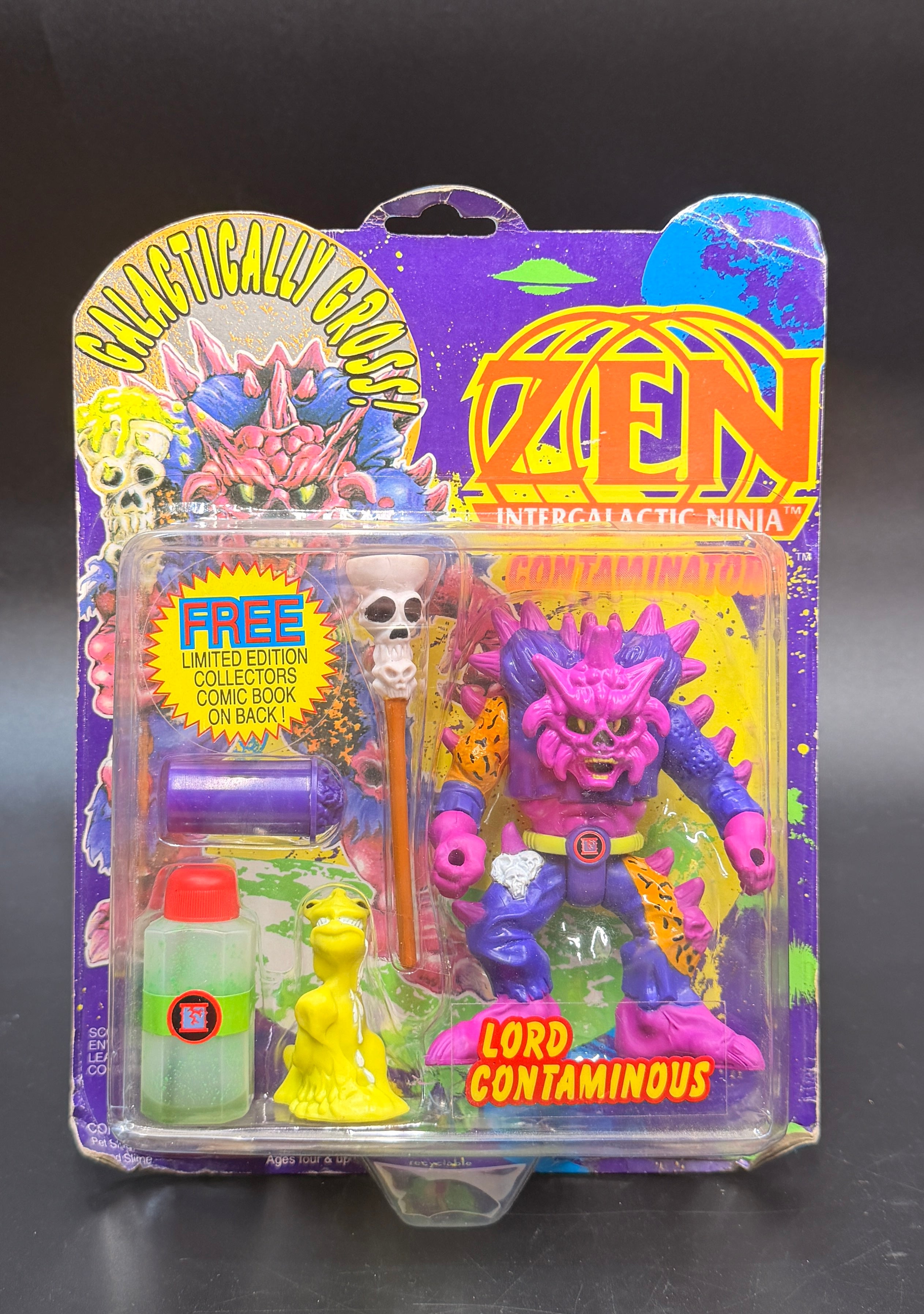 "Lord Contaminous" Zen: Intergalactic Ninja Action Figure Just Toys 1991