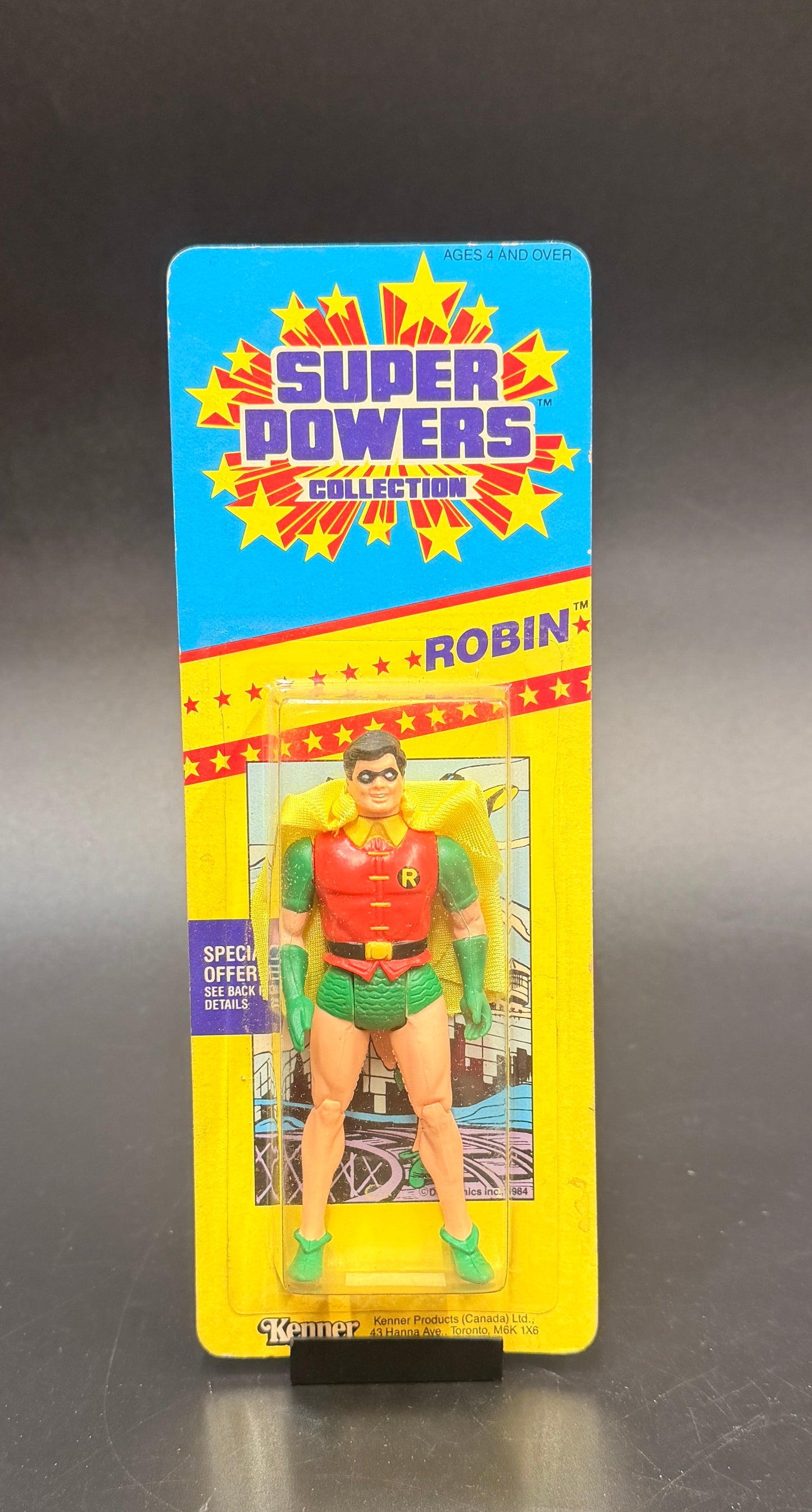 "Robin" Super Powers Collection Action Figure Kenner 1984 (Canadian Variant)