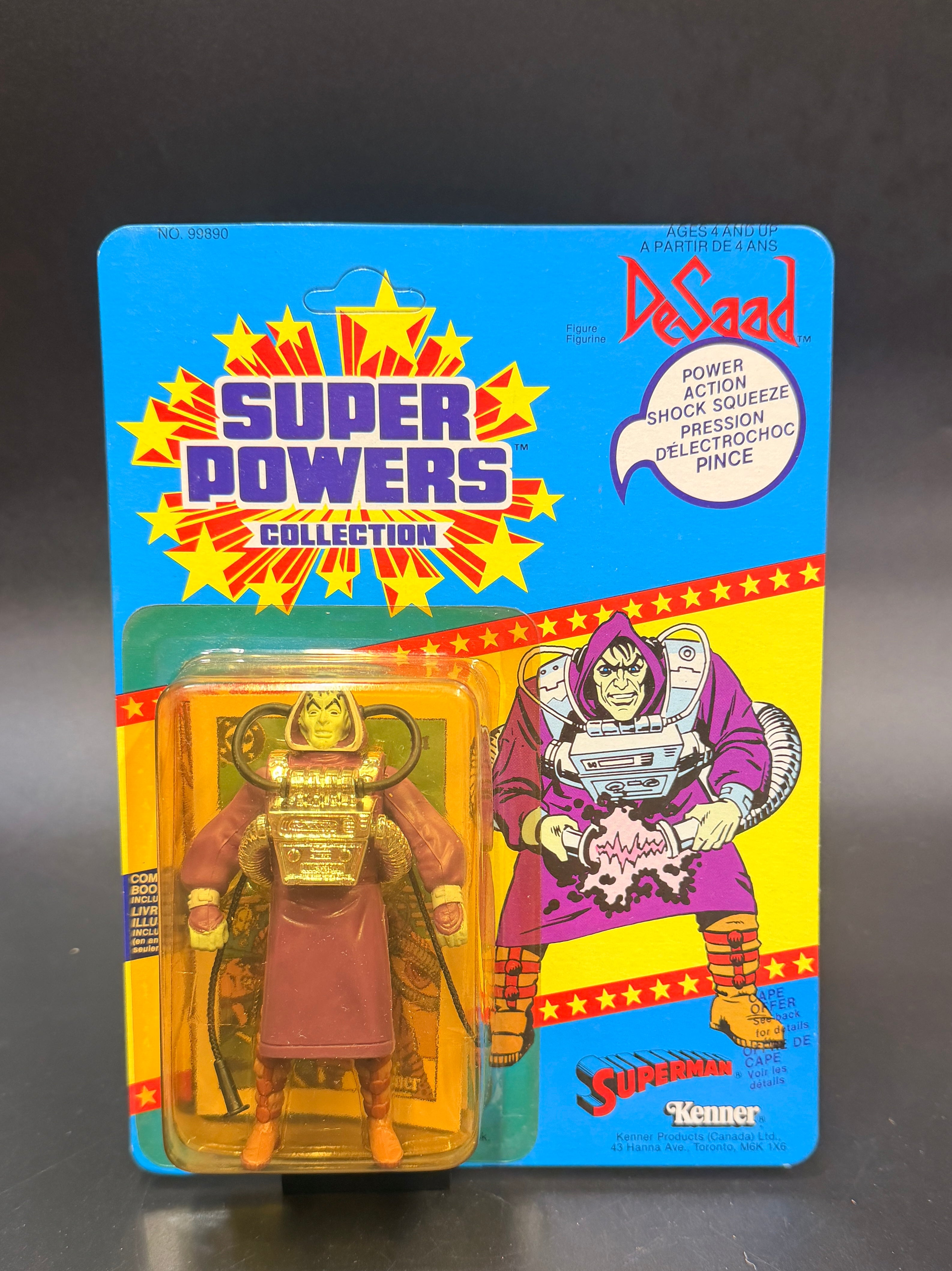 "Desaad" Super Powers Collection Action Figure Kenner 1985 (unpunched)